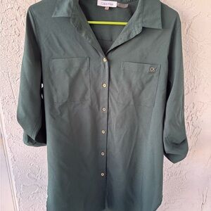 Calvin Klein Deep Green Blouse